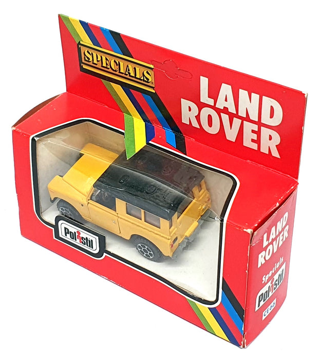 Polistil Appx 8cm Long Diecast CE66 - Land Rover - Yellow/Black