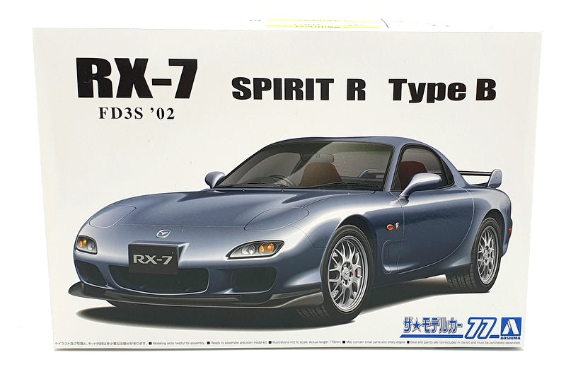 Aoshima 1/24 Scale Kit 06193 - 2002 Mazda FD3S RX-7 Spirit R Type B — R ...