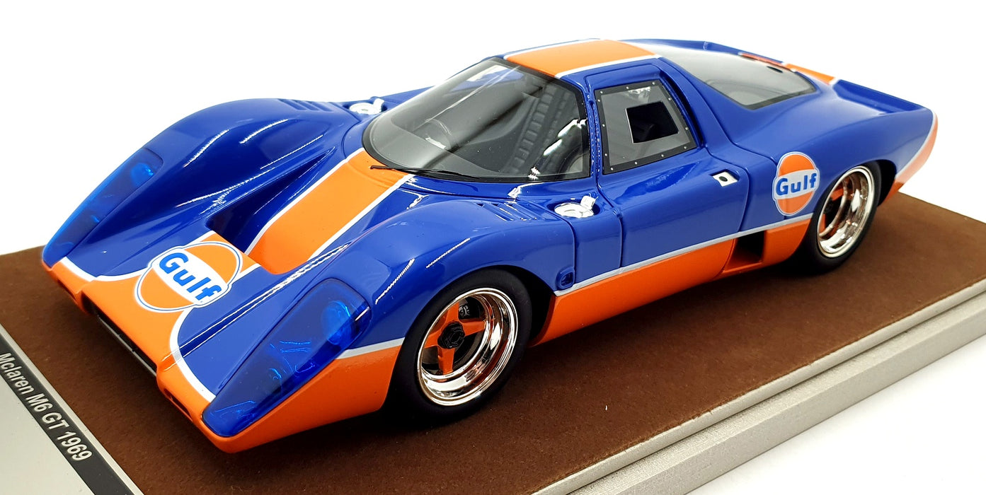 Tecnomodel 1/18 Scale TM18-40C - McLaren M6 GT 1969 Gulf Racing Blue/Orange