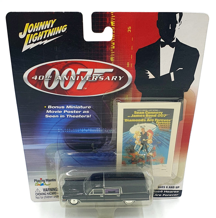Johnny Lightning 1/64 Scale 261-05 - Cadillac Hearse 007 Diamonds are Forever