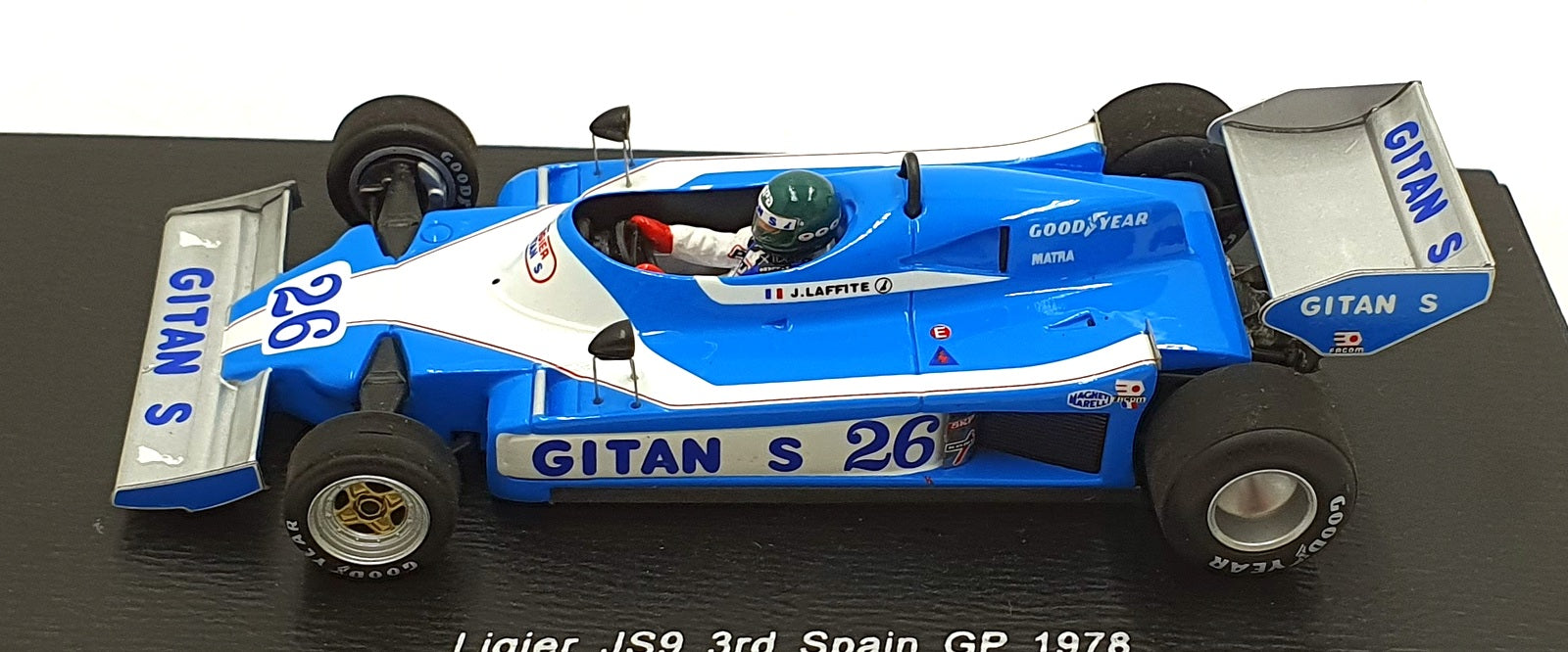 Spark 1/43 Scale S4267 - Ligier JS9 #26 3rd Spain GP 1978 - Laffite