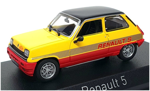 Norev 1/43 Scale 510536 - 1978 Renault 5 Monte Carlo - Yellow/Red/Black