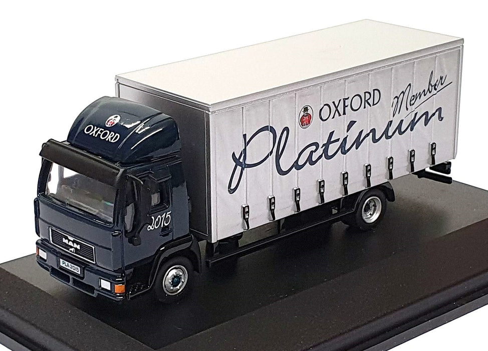 Oxford Diecast 1/76 Scale SP093 - MAN L2000 Box Van Platinum Member 2015