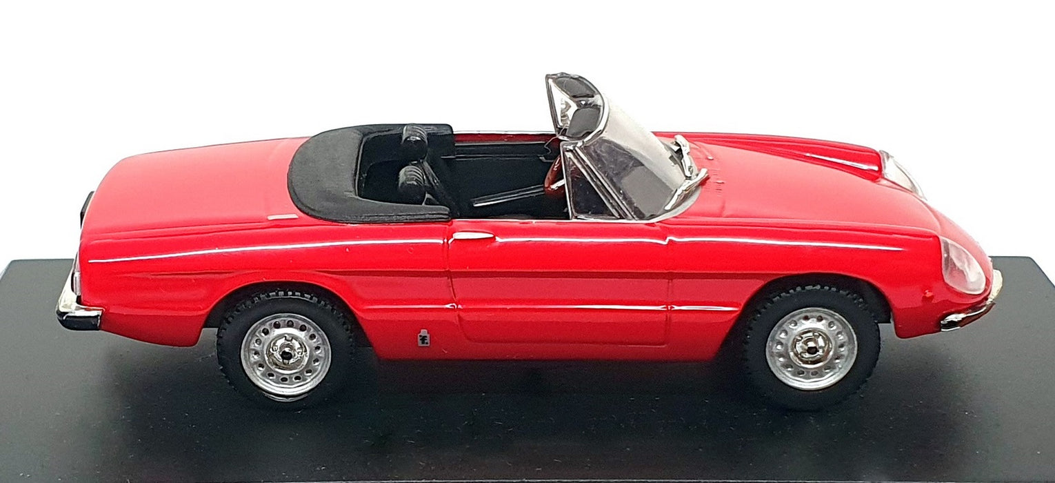 Altaya 1/43 Scale A1600R - Alfa Romeo 1600 Spider Duetto - Red