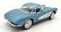 Ertl 1/18 Scale Diecast 14126N - 1961 Chevrolet Corvette - Blue/White