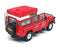 Corgi 1/43 Scale EX07717 - Land Rover Defender Sapeurs Pompiers - Red