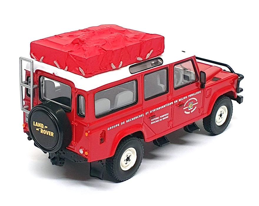 Corgi 1/43 Scale EX07717 - Land Rover Defender Sapeurs Pompiers - Red