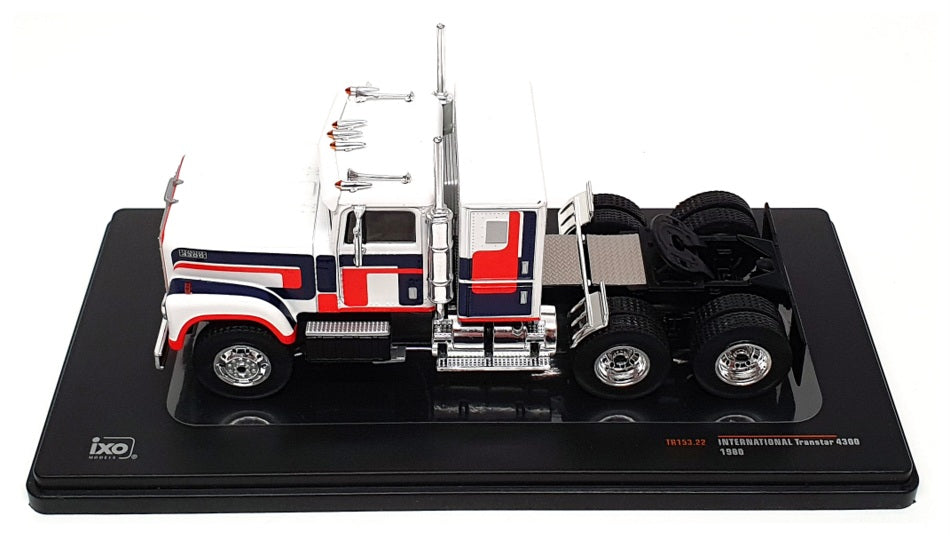 Ixo 1/43 Scale TR153.22 - 1980 International T/star 4300 Truck - White/Blue/Red