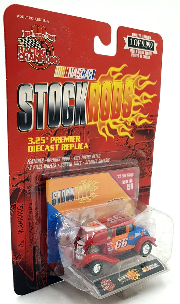 Racing Champions Stock Rods 3.25" 6700 #190 - 1932 Ford Coupe Nascar #66 K Mart