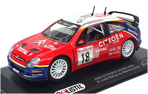 Polistil 1/32 Scale 95300 - 2003 Citroen Xsara WRC Monte Carlo #18 Loeb/Elena