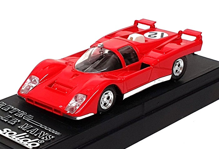 Solido 1/43 Scale Diecast 2434 - Ferrari 512 M #12 Le Mans 1971 - Red
