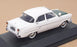 Schuco 1/43 Scale Diecast 02636 - Opel Kapitan Polizei - White/Green