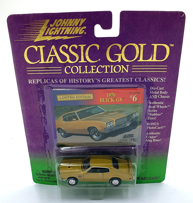 Johnny Lightning 1/64 Scale 404-01 Classic Gold 1970 Buick GS #6
