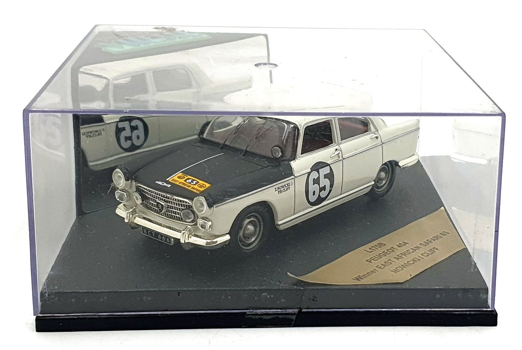 Vitesse 1/43 Scale L170B - Peugeot 404 #65 1st East African Safari 1963