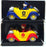 China Brand Appx 12cm Long Diecast DPL618 - 2x Cartoon Type Vehicles Fire Police