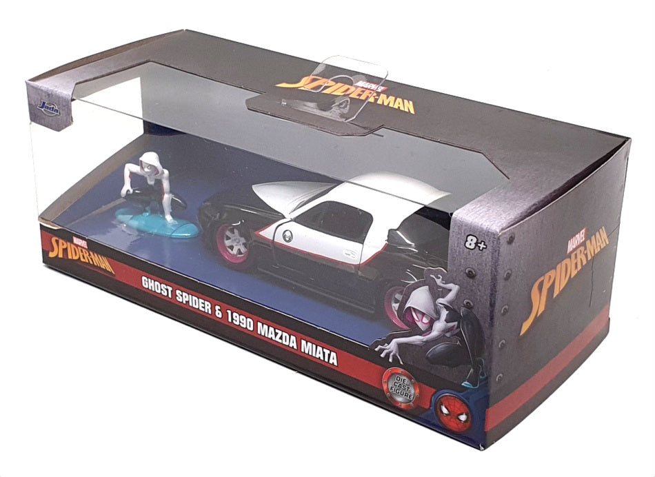 Jada 1/32 Scale 25 322 3014 - Ghost Spider & 1990 Mazda Miata - Spiderman