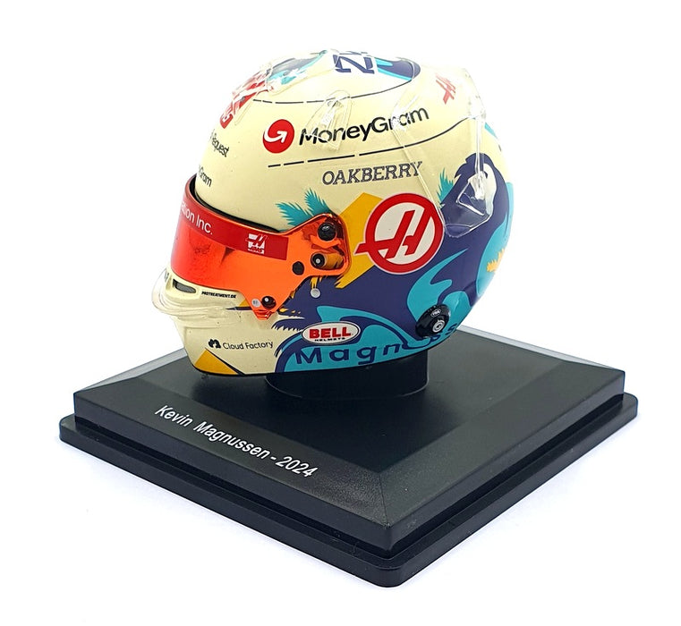 Spark Model 1/5 Scale 5HF150 - F1 Helmet HAAS F1 Team Kevin Magnussen 2024