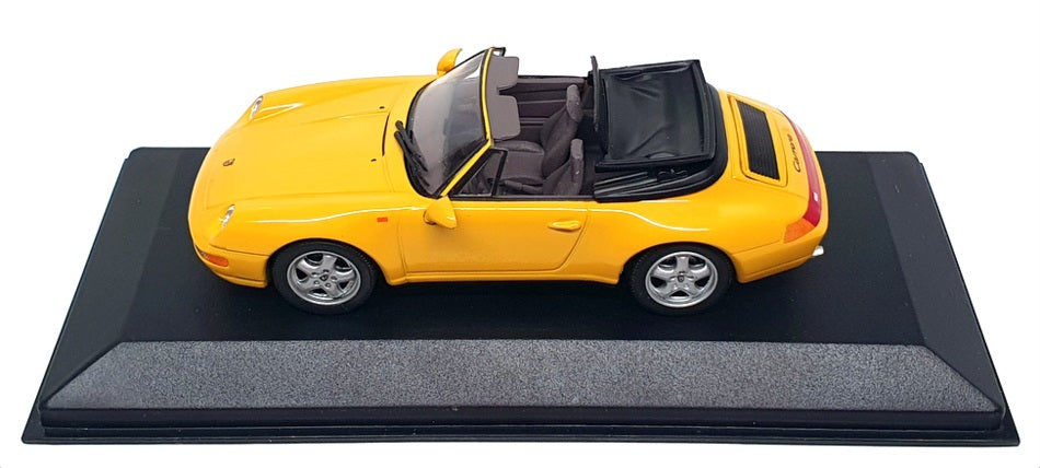 Minichamps 1/43 Scale WAP 020 008 - Porsche 911 Carrera Cabriolet - Yellow
