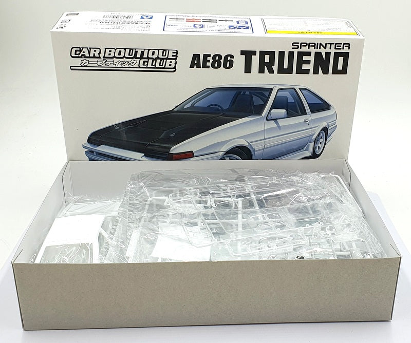 Aoshima 1/24 Scale Unbuilt Kit 058633 - 1985 Toyota Trueno Tuned 2-Door #45