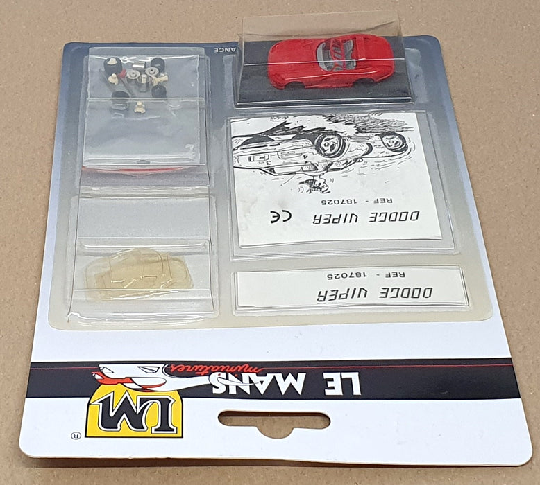 LM Le Mans Miniatures 1/87 Scale Kit 187025 - Dodge Viper - Red