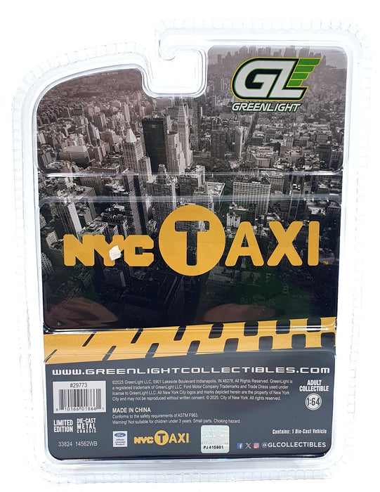 Greenlight 1/64 Scale 29773 - Ford Crown Victoria Taxi Chase - Green