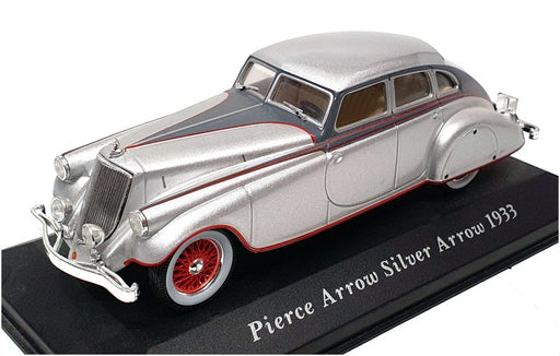 Altaya 1/43 Scale AT201023 - 1933 Pierce Arrow Silver Arrow - Silver