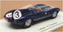 Spark Model 1/43 Scale 43LM57 - Jaguar D Winner 24h LM 1957 - Met Blue