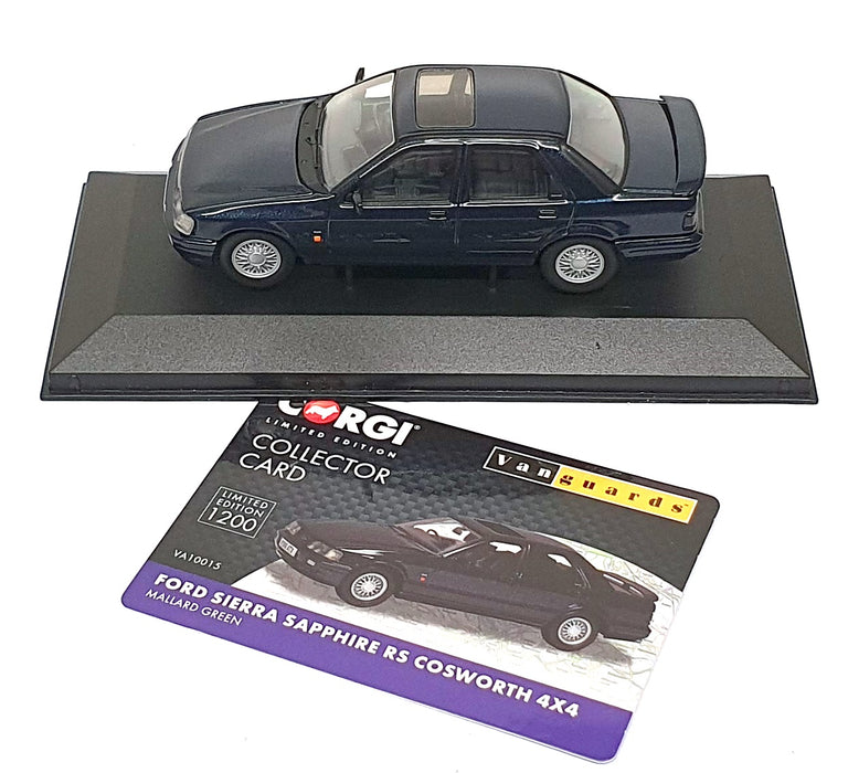 Vanguards 1/43 Scale VA10015 Ford Sierra Sapphire RS Cosworth 4x4 Mallard Green