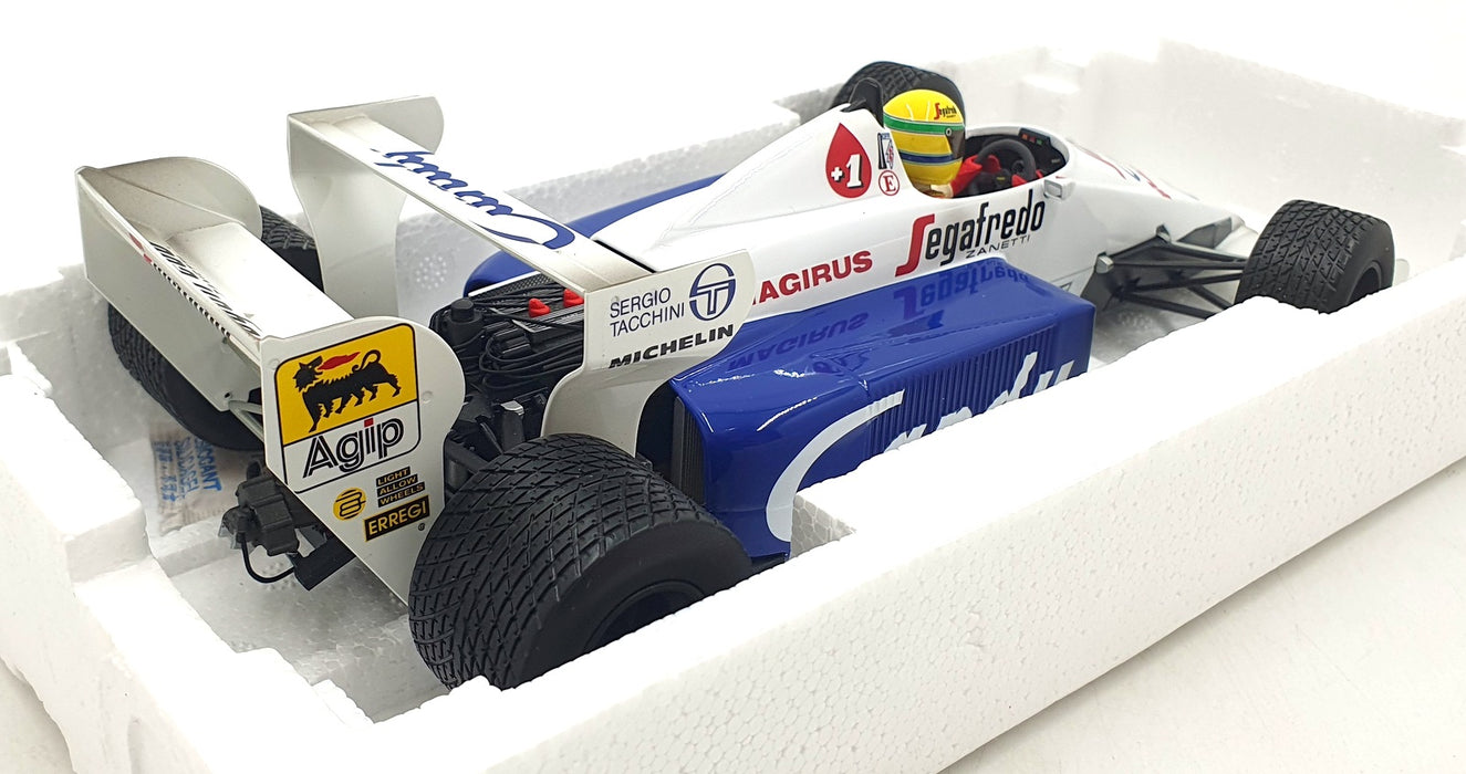 Minichamps 1/18 Scale 540 843819 Toleman Hard TG184 #19 Senna Monaco GP 1984