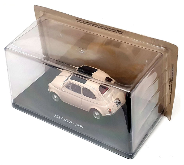 Altaya 1/24 Scale Diecast NX01 - 1960 Fiat 500D - Cream