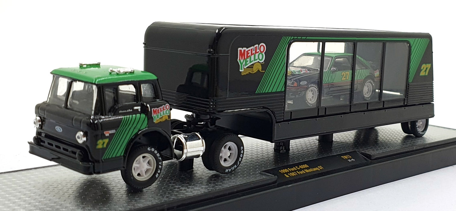 Castline M2 Machines 1/64 Scale TW13 1970 Ford C-8000 & 1987 Mustang GT