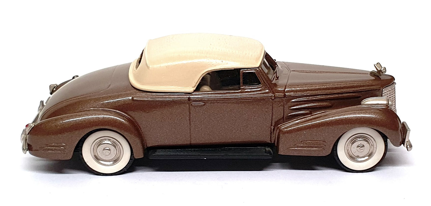 Brooklin Models 1/43 Scale BRK14 - 1940 Cadillac V16 Conv. Coupe - Brown