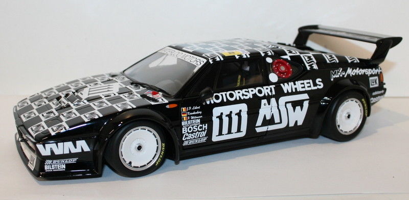 Minichamps 1/18 Scale 180 862911 BMW M1 MK Motorsport Le Mans 1986
