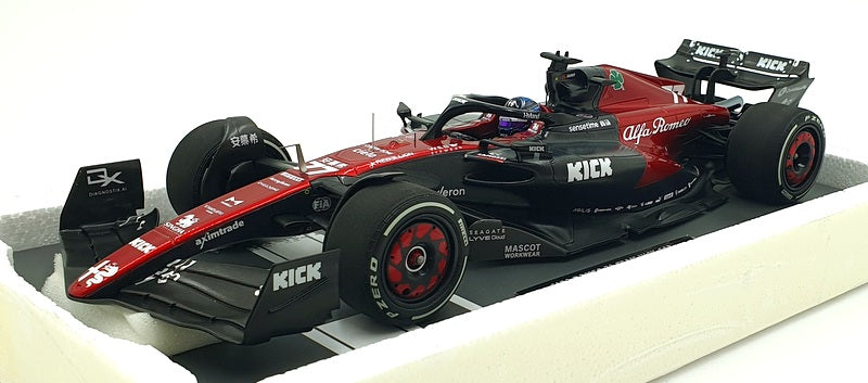 Minichamps 1/18 Scale 117 230177 Alfa Romeo F1 Kick C43 Australian GP 2023 #77