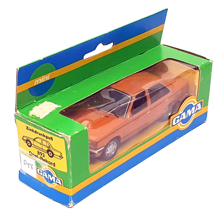 Gama 1/43 Scale Diecast 893 - Opel Rekord E - Dk. Orange