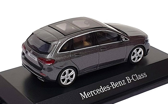 Herpa 1/43 Scale Diecast B6 696 0456 - Mercedes Benz B-Class - Mountain Grey