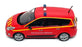 Solido 1/43 Scale 50139 - Renault Grand Scenic Pompiers Medic - Red