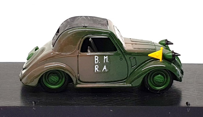 Brumm 1/43 Scale R243 - Simca 5 Military D-Day 1944 Closed Roof - Green