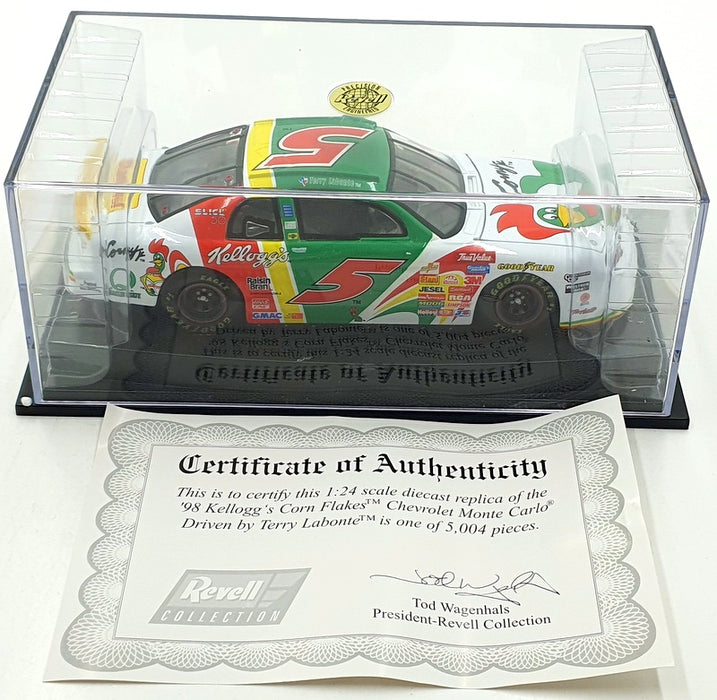 Revell 1/24 Scale Diecast RC249816079-2 1998 Kellogg's Chevrolet Monte Carlo #5