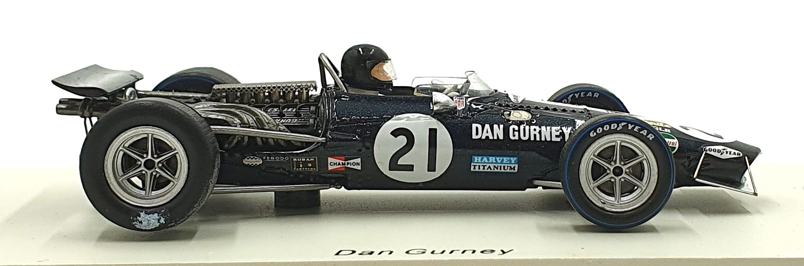 Spark 1/43 Scale S1798 - Eagle T1G #21 Italian GP 1968 - Gurney