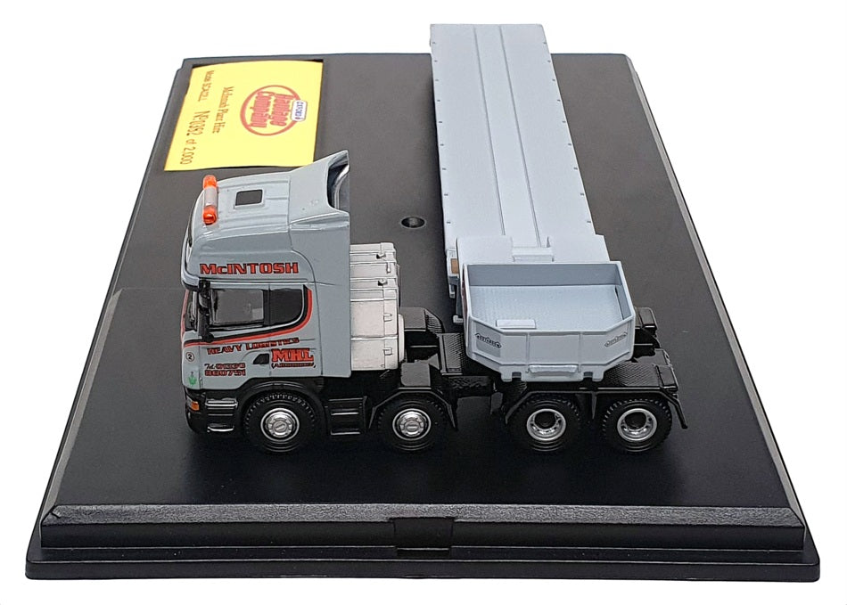 Oxford Diecast 1/76 Scale SCA02LL - Scania R Topline Low Loader - McIntosh