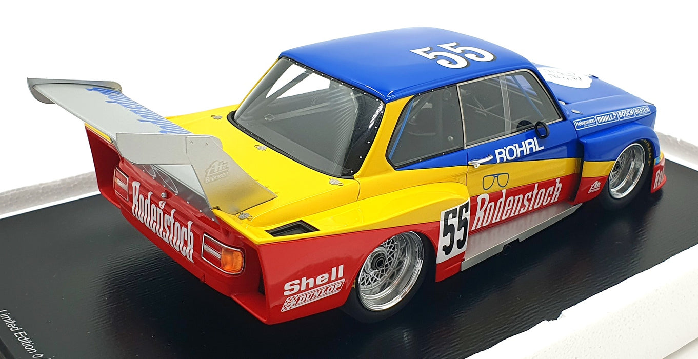 Spark 1/18 Scale CA-MAD-003 - BMW 2002 Turbo Norisring 1977 Rodenstock #55