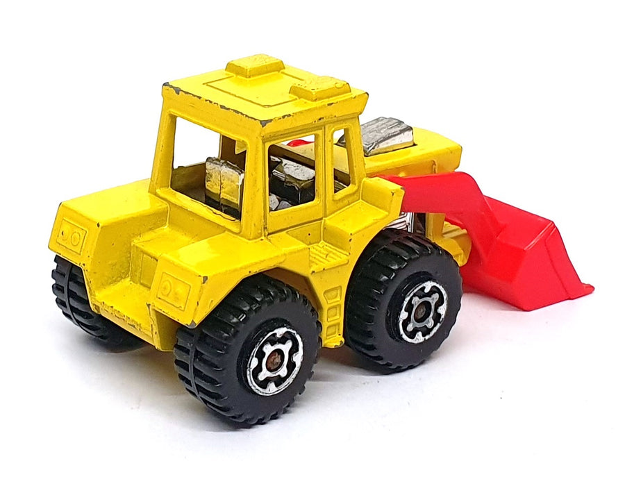 Matchbox 7.5cm Long Original Diecast No. 29 - Tractor Shovel - Yellow/Red