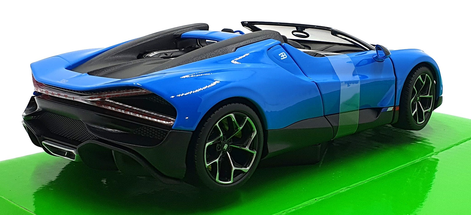 Welly NEX 1/24 Scale Diecast 24127W-BU - Bugatti W16 Mistral - Blue