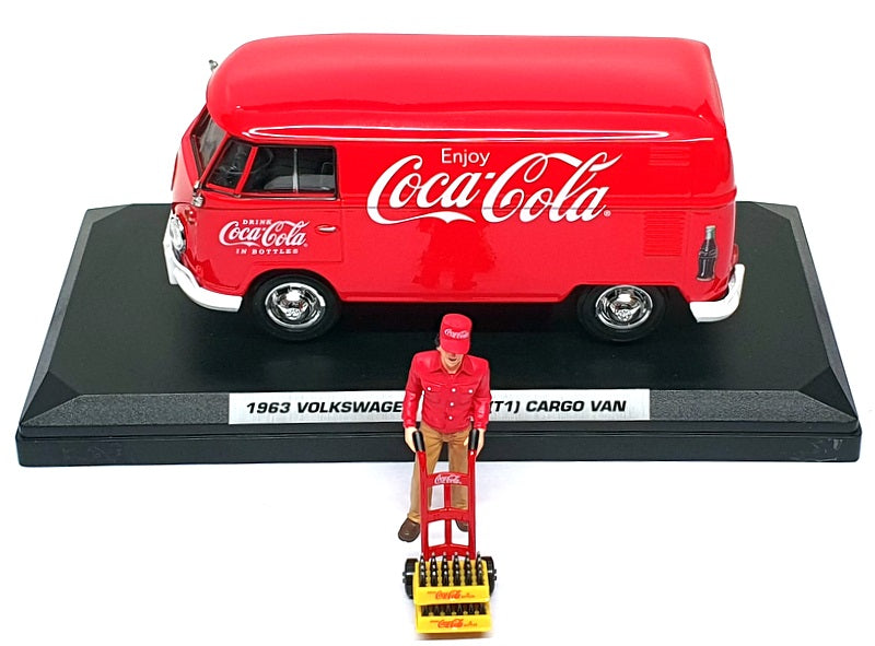 Motor City Classics 1/24 Scale 424062 - 1963 VW Type 2 (T1) Cargo Van Coca-Cola