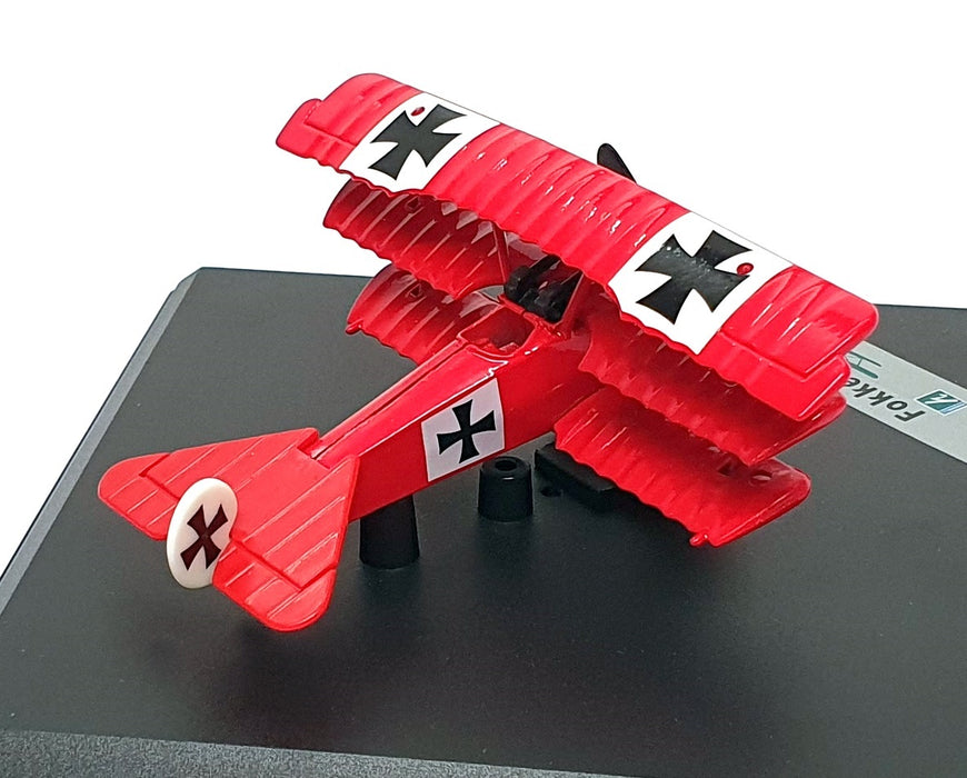Hongwell 1/87 Scale Diecast 941 - Fokker Dr. 1 German Aircraft - Red
