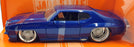 Jada 1/24 Scale Diecast 33545 - 1971 Pontiac GTO - Dark Blue