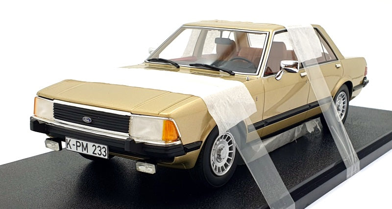 Modèle Réduit 1:18 Ford Granada 2.8 Ghia 1978 Argent - Cult Scale Models - Neuf