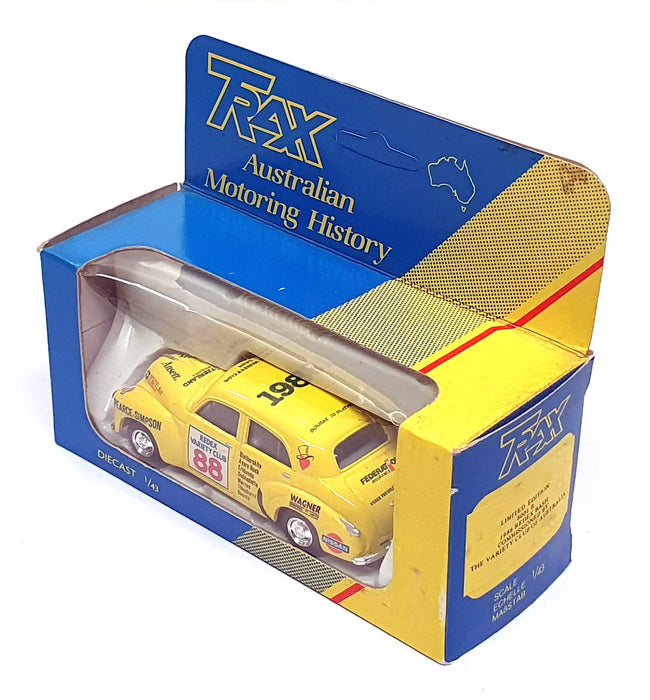 Trax 1/43 Scale Diecast 8001B - FJ Holden Sedan Redex Bash 88 - Yellow