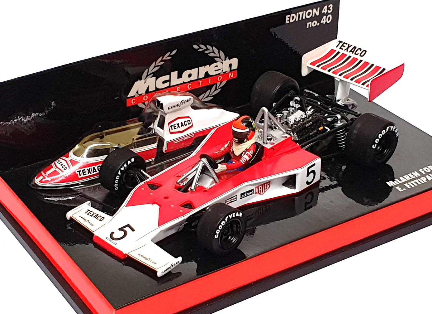 Minichamps 1/43 Scale 530 744305 - F1 McLaren Ford M23 E. Fittipaldi 1974